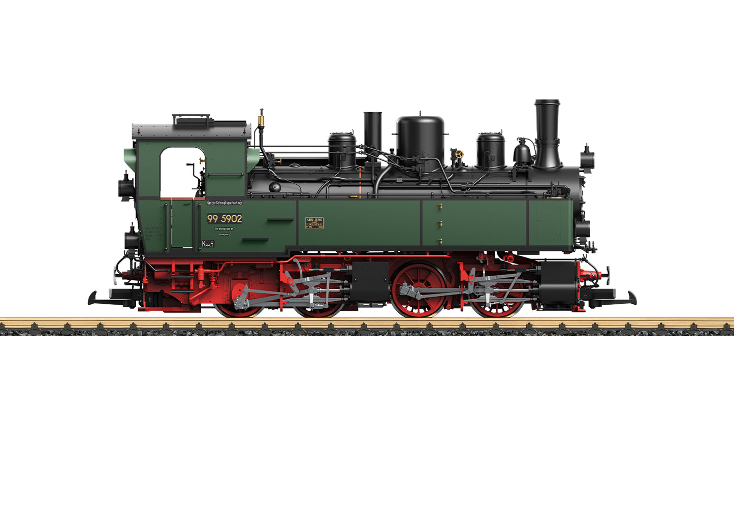 LGB 26592: HSB Steam Locomotive, Road Number 99 5902