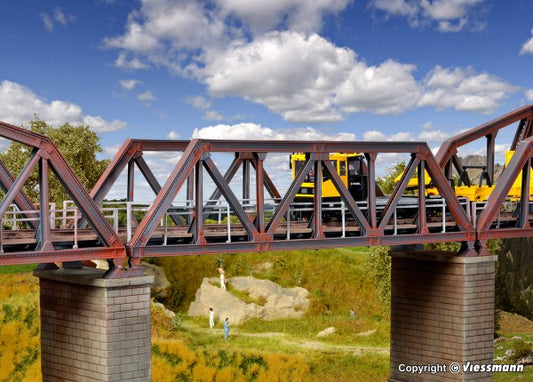Kibri 39701: H0 Steel truss bridge, single track