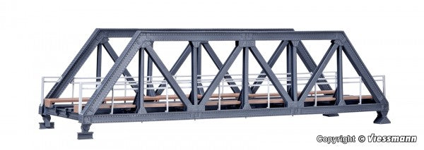 Kibri 39701: H0 Steel truss bridge, single track