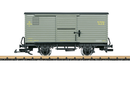 LGB 40272: Royal Saxon State Railways Boxcar, Car Number 1855 K