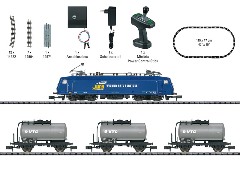 MiniTrix 11158: Freight Train Digital Starter Set with a Class 120