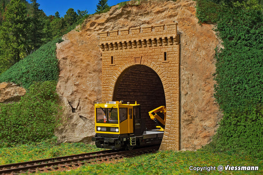 Vollmer 42501: H0 Tunnel portal, single track, 2 pcs.