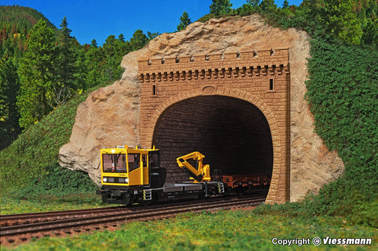 Vollmer 42502: H0 Tunnel portal, double track, 2 pcs.