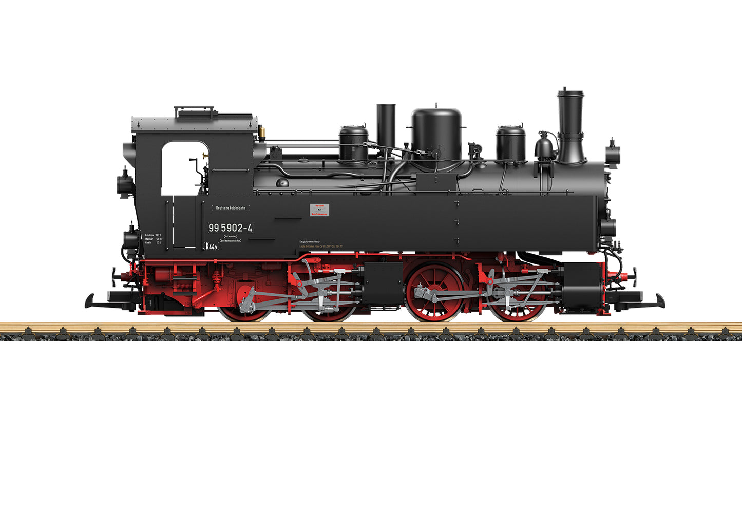 LGB 26593: DR Steam Locomotive, Road Number 99 5902