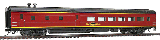 Walthers 932-9543: 48-Seat Diner - Ready to Run -- Dinner Belle - Ex-UP(R) Car, ACF Lot #3032 (maroon, black)