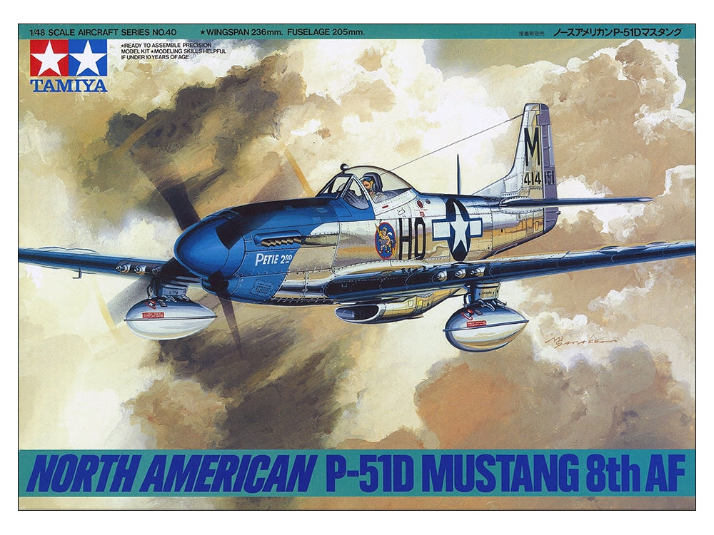 Tamiya 1/48 North American P-51D Mustang 8th Air Force (61040)