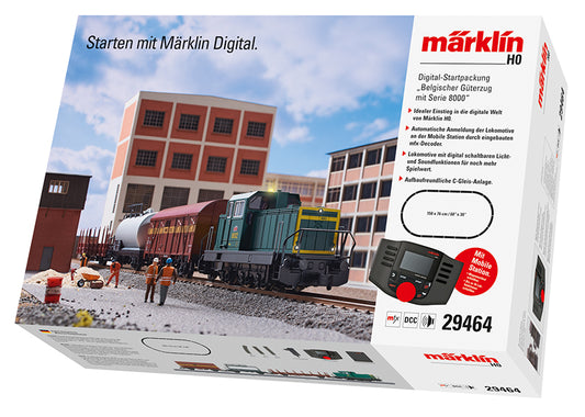 Marklin 29464: Belgian Freight Train with a Class 8000 Digital Starter Set