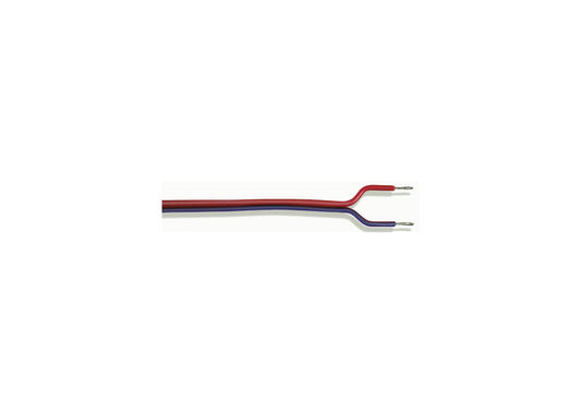 LGB 51235: Blue/Red 2-Conductor Wire, 20 Meters / 65 feet 7 inches