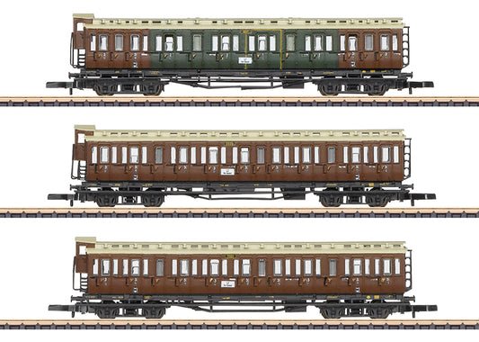 Marklin 87568: Car Set with 3 Compartment Cars