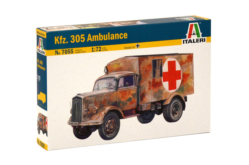 Italeri 7055S: KFZ.305 Ambulance 1:72