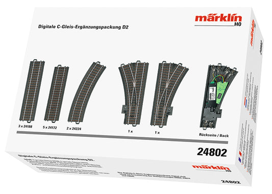 Marklin 24802: Digital C Track D2 Extension Set