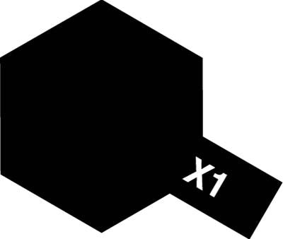 Tamiya Acrylic Mini X-1 Black (81501)