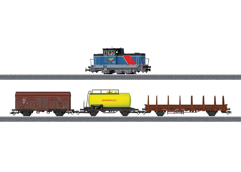 Marklin 29468: Era VI Swedish Freight Train Digital Starter Set.