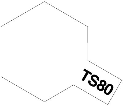 Tamiya TS-80 Flat Clear Spray Paint (85080)