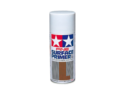 Tamiya Fine Surface Primer L For Plastic and Metal (Light Gray) (87064)