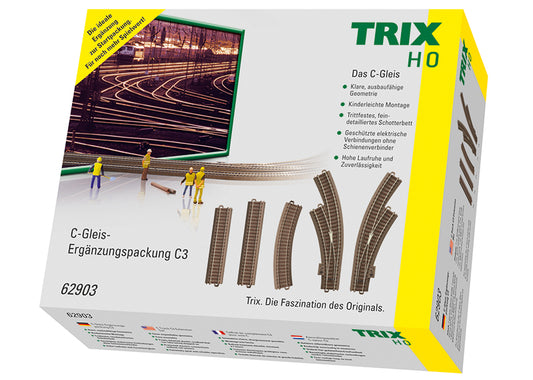 Trix 62903: C Track C3 Track Extension Set