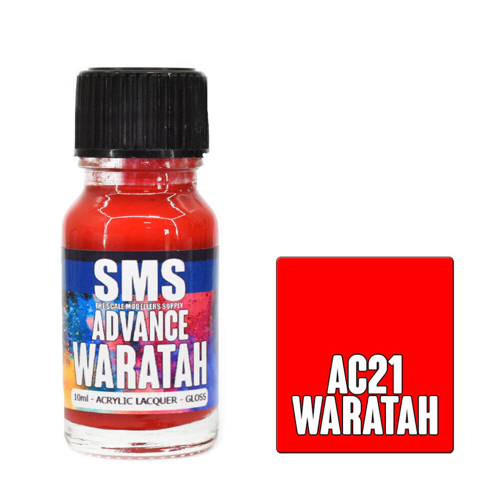 Scale Modellers Supply AC21: Advance Acrylic Lacquer 10ml Waratah