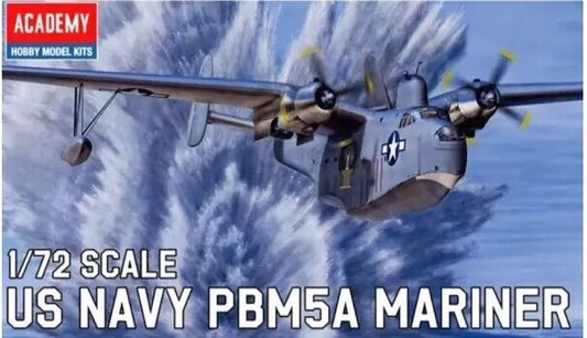 Academy 1/72 USN PBM-5A Mariner Flying Boat Plastic Model Kit *Aus Decals* (12586)