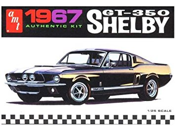 AMT 1/25 1967 Shelby GT350 - Black Plastic Model Kit (834M)