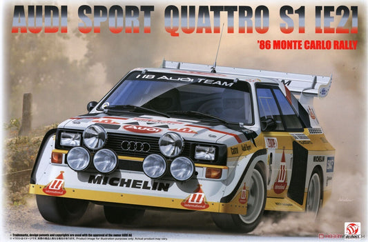 Beemax 1/24 Audi Quattro S1 Rally Montecarlo 1985 Plastic Model Kit [24035] (24035)
