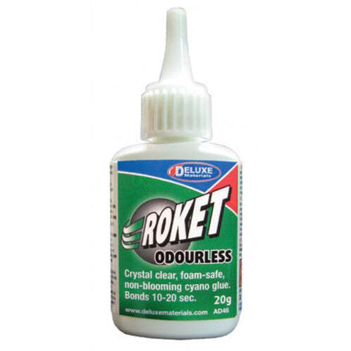 Deluxe Materials AD46: Roket Odourless CA 20g [AD46]