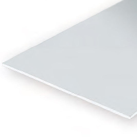 Evergreen 9103: White Polystyrene Sheet 0.020 x 8 x 21" / 0.51mm x 20cm x 53cm (6)