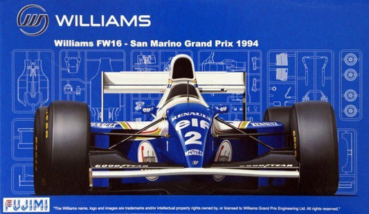 Fujimi 1/20 Williams FW16 - San Marino Grand Prix 1994 (GP-14) Plastic Model Kit (FUJ09058)
