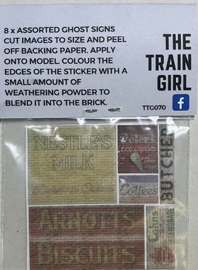 Train Girl Aussie Ghost Signs (N)