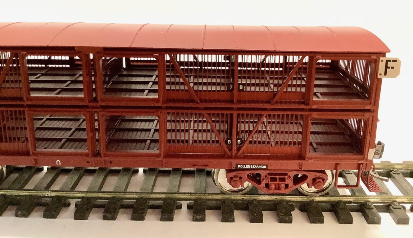 Ixion: HO Scale Victorian Railways LF Sheep Wagon Triple Pack E (LF24, LF39, LF49)