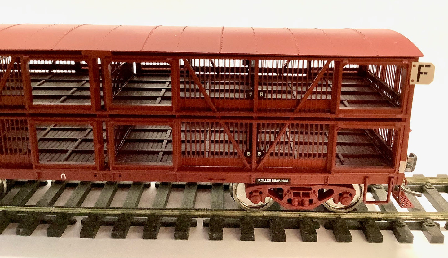 Ixion: HO Scale Victorian Railways LF Sheep Wagon Triple Pack A (LF2, LF32, LF44)