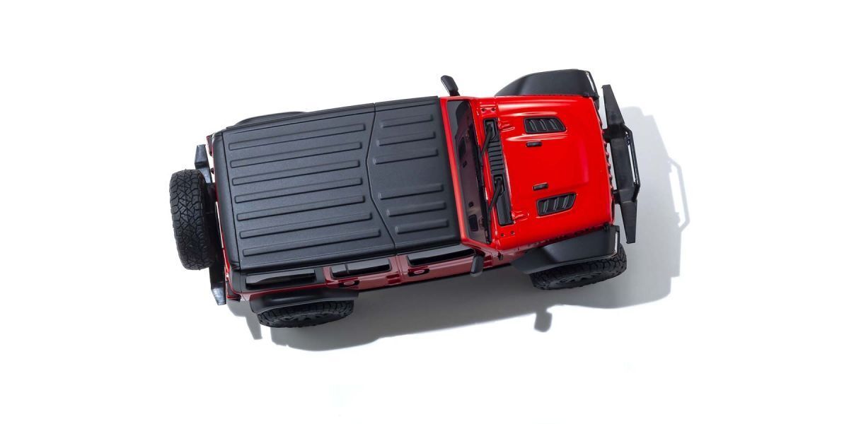 Kyosho 4x4 Mini-Z 1/24 Jeep Wrangler Unlimited Rubicon Firecracker Red [32521R]