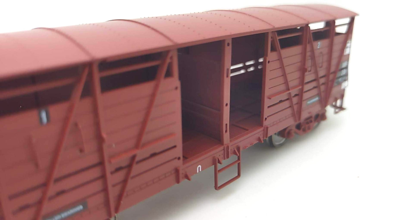 Ixion: HO Scale Victorian Railways MF/VSBY Cattle Wagon Triple Pack E (MF7, MF21, MF23)