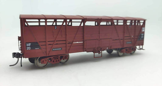 Ixion: HO Scale Victorian Railways MF Cattle Wagon Single Pack MF6