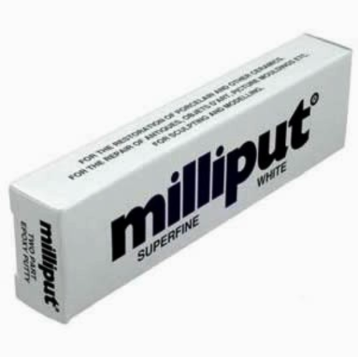 Milliput 4: Superfine White 2 Part Putty
