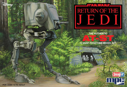 MPC 1/100 Star Wars: Return of the Jedi AT-ST Walker (Snap Together) Plastic Model Kit (966)