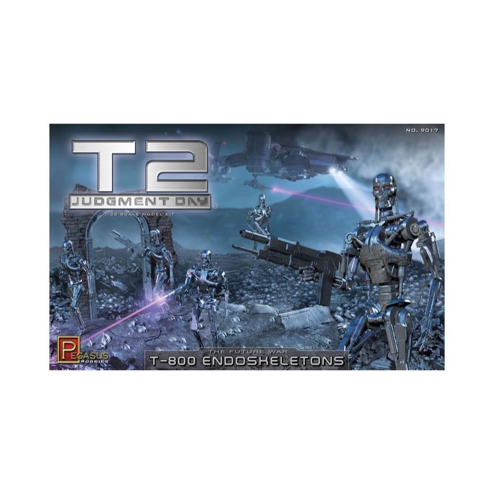 Pegasus 9017: 1/32 Terminator 2 T-800 Endoskeletons Plastic Model Kit
