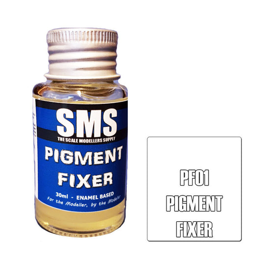 Scale Modellers Supply PF01: Pigment FIXER (enamel based) 30ml