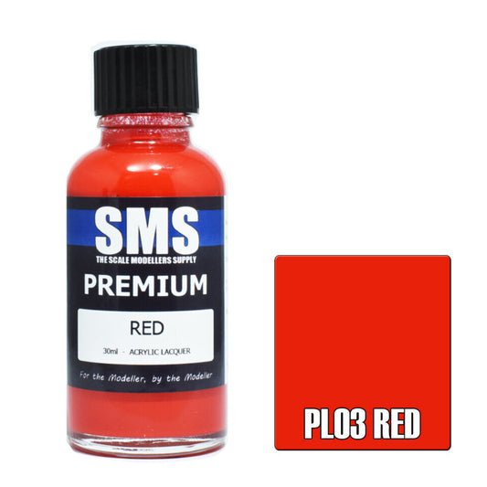 Scale Modellers Supply PL03: Premium RED 30ml