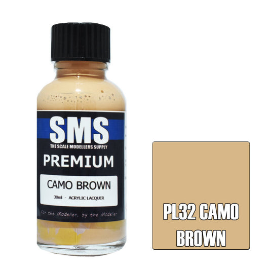 Scale Modellers Supply PL32: Premium CAMO BROWN 30ml