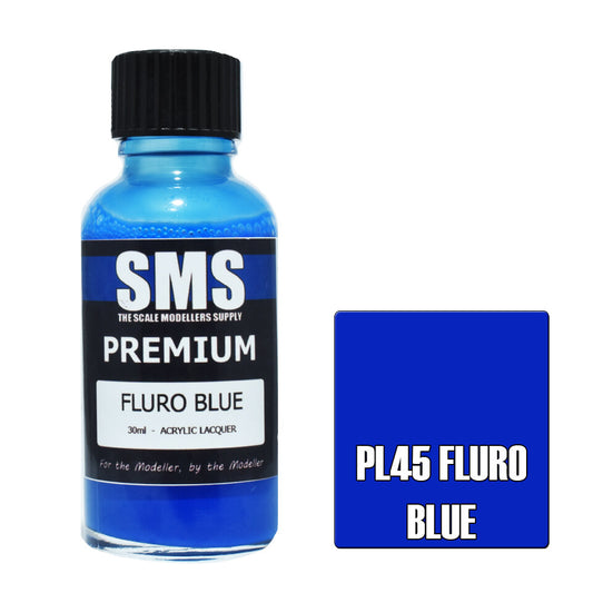 Scale Modellers Supply PL45: Premium FLURO BLUE 30ml