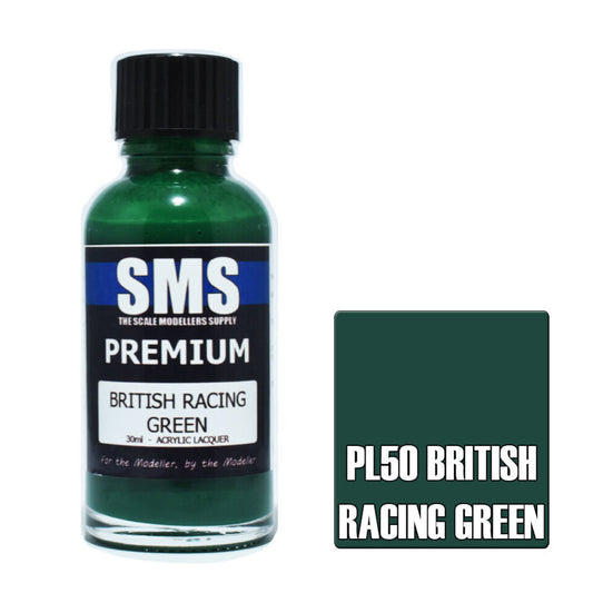 Scale Modellers Supply PL50: Premium BRITISH RACING GREEN 30ml