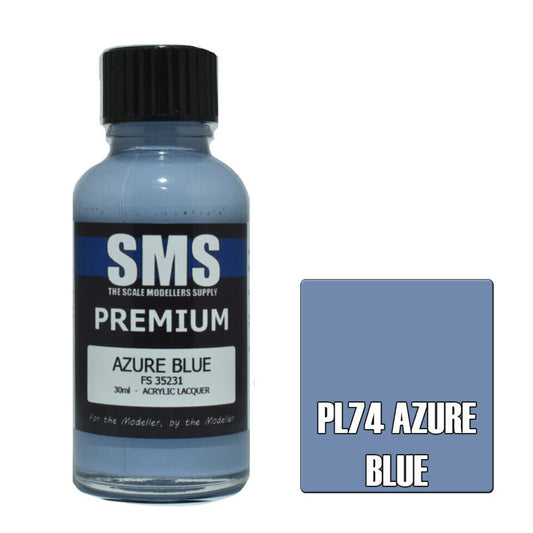 Scale Modellers Supply PL74: Premium AZURE BLUE 30ml