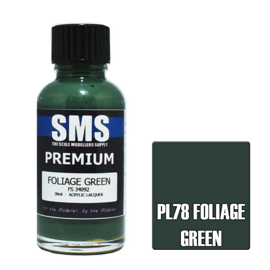 Scale Modellers Supply PL78: Premium FOLIAGE GREEN 30ml