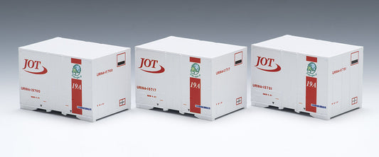 Tomix HO UR19A-15000 Container J.O.T. Red set of 3 [53145]