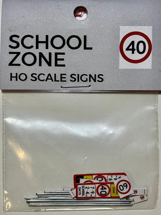Train Girl School Zone Pack (HO)