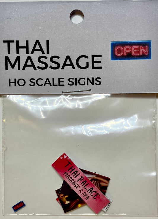 Train Girl Aussie Advertising "Massage Spa" 6 Pack (HO)