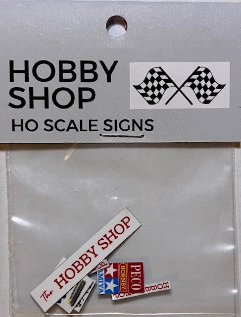 Train Girl Aussie Advertising "Hobby Shop" 6 Pack (HO)