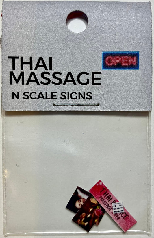 Train Girl Aussie Advertising "Massage Spa" 6 Pack (N)
