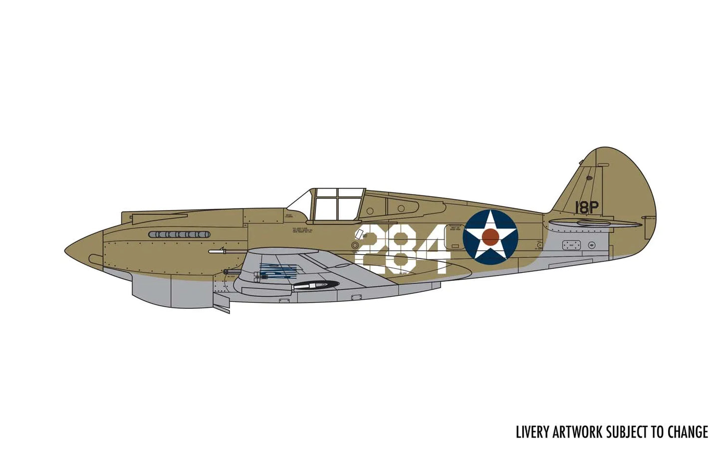 Airfix Curtiss P-40B Warhawk 1:72 (A01003B)