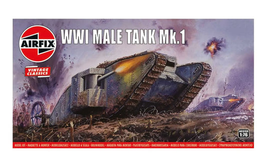 Airfix Wwi 'Male' Tank 1:76 Scale (A01315V)